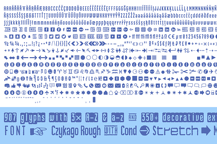 FONT | Czykago Rough, a Sans Serif Font by Typo Graphic Design