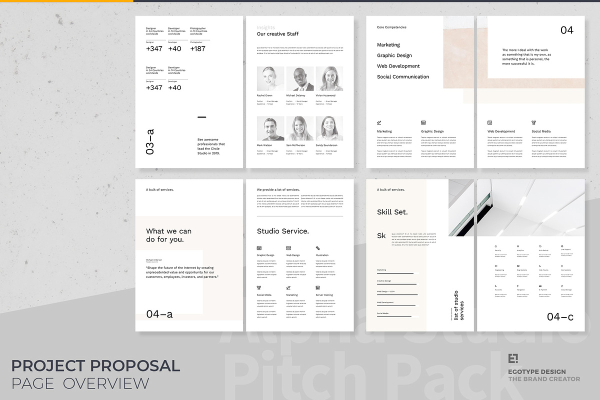 Circle Project Proposal, a Brochure Template by Egotype (Photo 23 of 25)