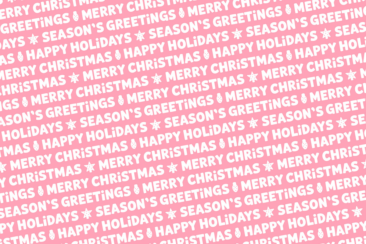 Merry & Bright Font, a Sans Serif Font by Miss Tiina (Photo 3 of 5)