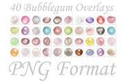 Bubblegum Overlays, an Object Graphic by VligCreativeStudio (Thumbnail 4 of 4)