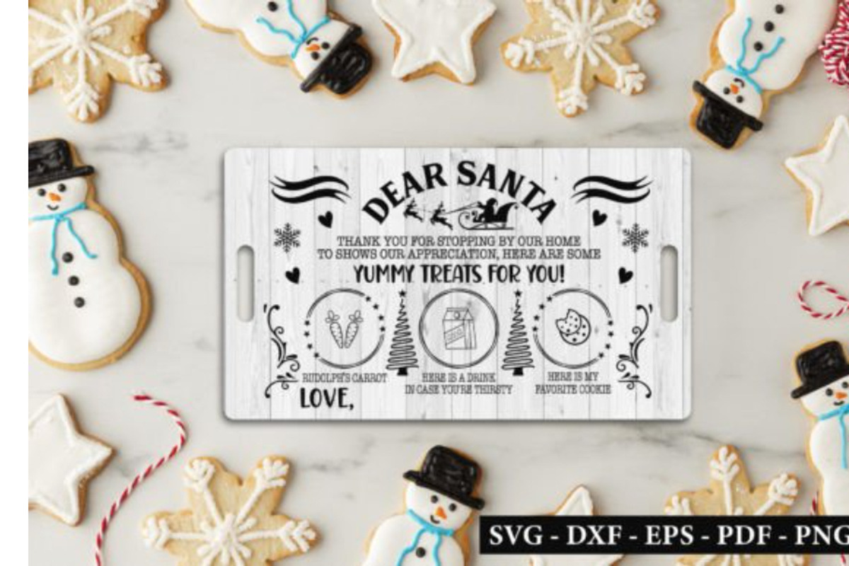 Christmas Santa Tray SVG Bundle, an Object Graphic by BeeCraftR (Photo 8 of 11)