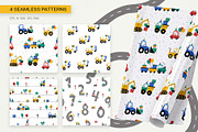 Happy Cars – Kids Clipart Set, a Transportation Illustration by Irina Ostapenko (Thumbnail 6 of 11)