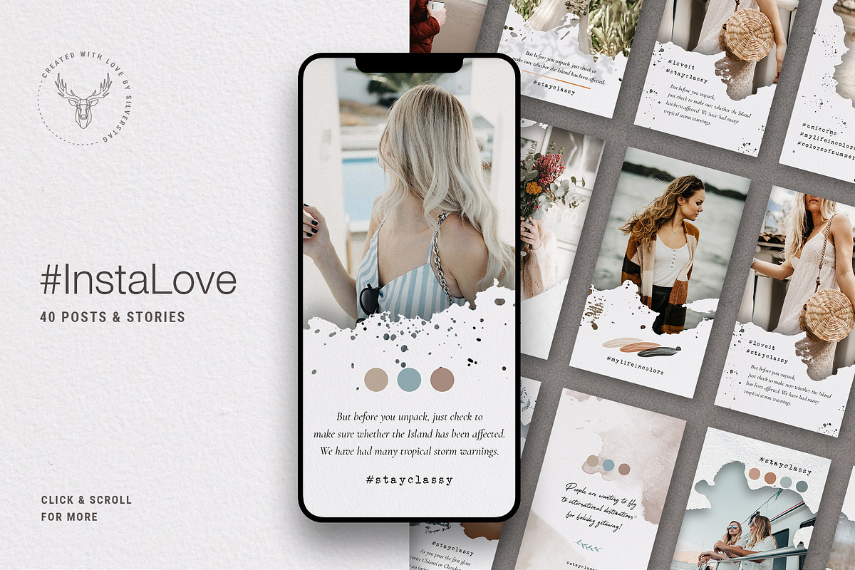 Ultimate Instagram Bundle + Updates, a Social Media Template by SilverStag Type Foundry (Photo 2 of 28)