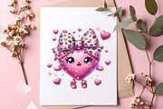 Glitter Pink Bow Heart Png, an Illustration by SinaCreation (Thumbnail 9 of 11)