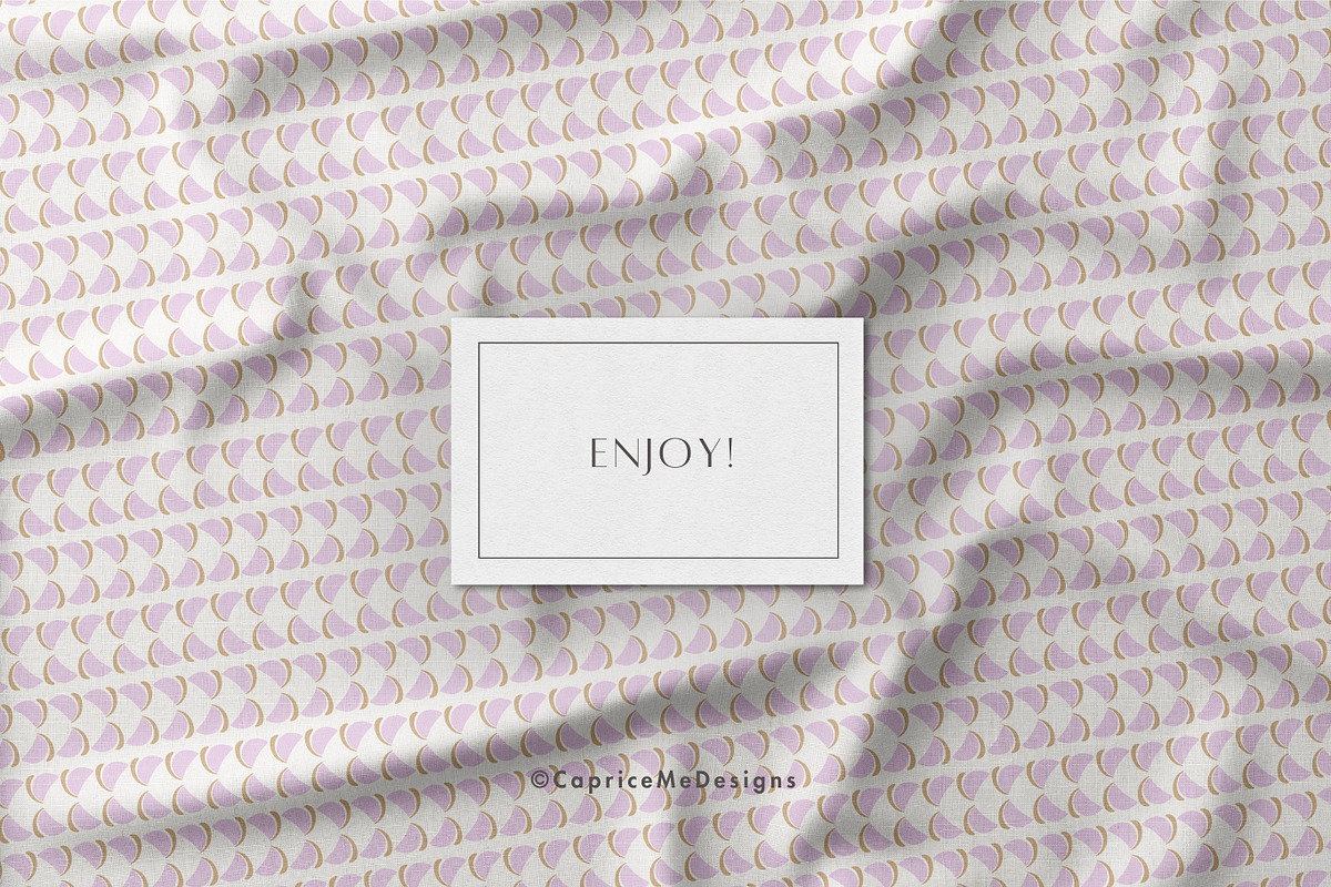 Insects & geometric motifs patterns, a Pattern Graphic by CapriceMeDesigns (Photo 10 of 10)
