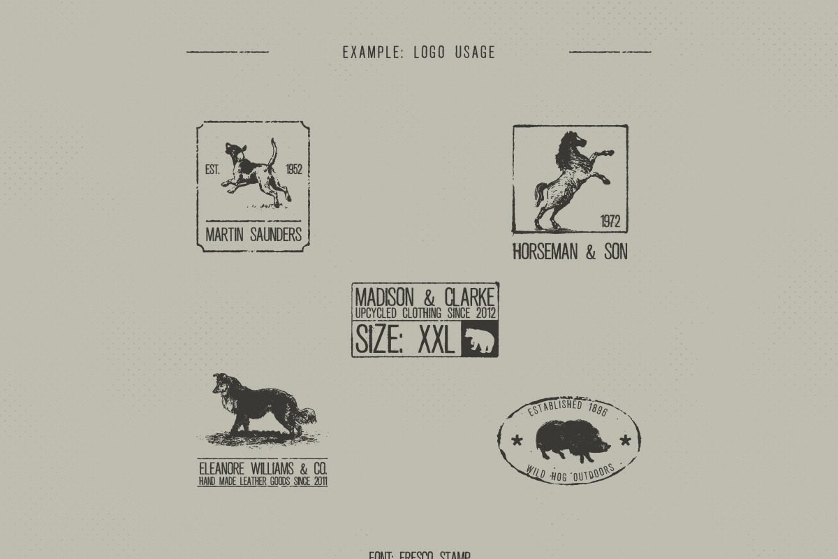 Vintage Animal Drawings Bundle, an Object Graphic by danielcomerci (Photo 4 of 4)