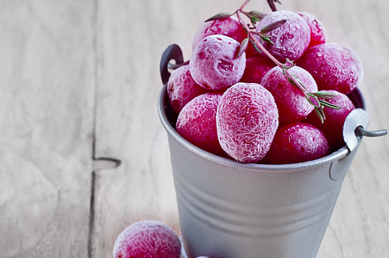 Frozen cranberry containing fruits, food, and cranberry