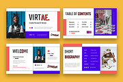 Virtae Creative CV Resume Powerpoint, a Presentation Template by kerismaker (Thumbnail 2 of 5)