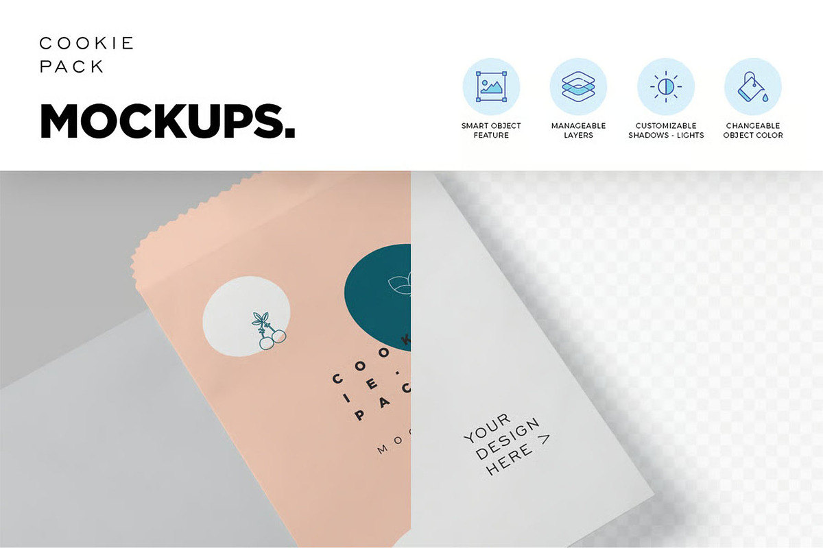 Wedding Cookie Bag Mockups, a Product Mockup by megostudi0 (Photo 7 of 7)