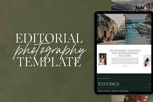 Editorial Photography Template, a Wix Template by JOA CREATIVE LAB