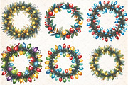 Christmas Light Clipart, an Illustration by Libby Wishes (Thumbnail 4 of 8)