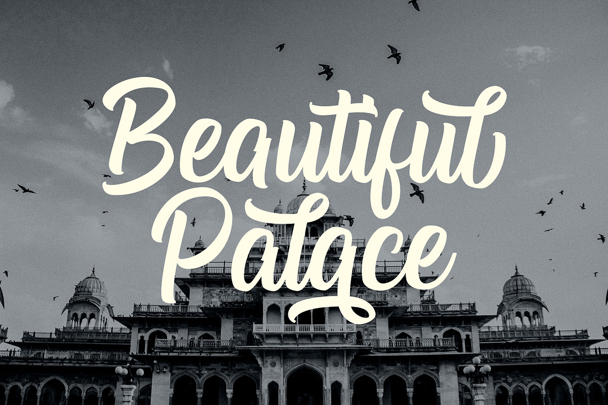 Under Weak Script Font preview 7