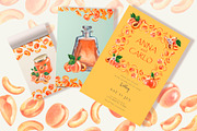 Apricot Fruits & Flowers, watercolor, a Food Illustration by EL_SUHOVA (Thumbnail 14 of 17)