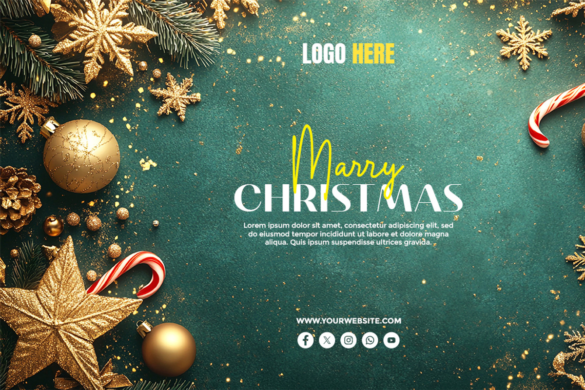 Christmas Day Bundle Template, a Social Media Template by gstudiovect21 (Photo 4 of 17)
