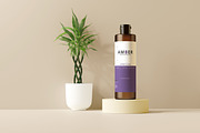 Amber Glass Bottle Mockup, a Cups & Container Mockup by pmvch (Thumbnail 13 of 15)