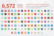 212 Flat Square Social Media Icons, an Icon by ArtFusion (Thumbnail 3 of 5)