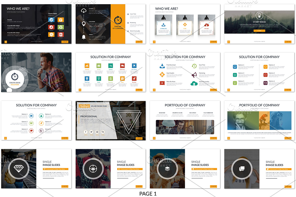 Junix Keynote Presentation Template, a Presentation Template by UniqueStudio (Photo 5 of 13)