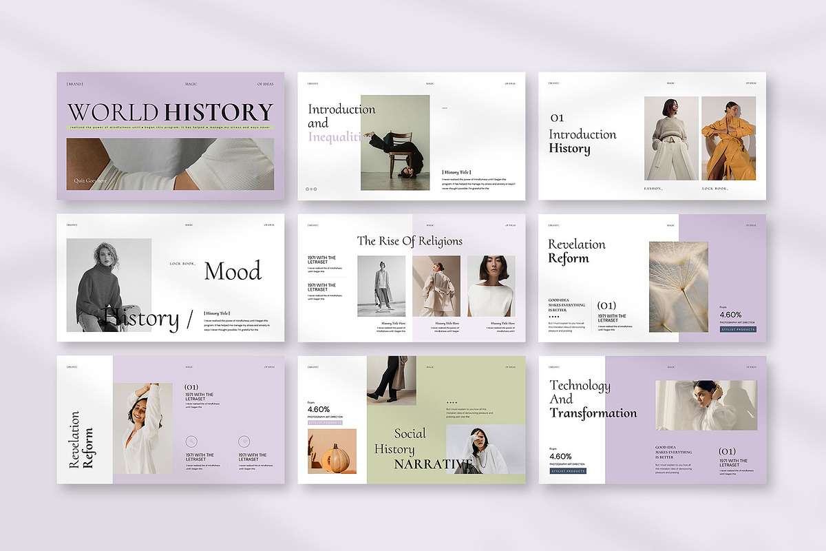 World History Quiz Presentation, a Presentation Template by KreateTribe (Photo 3 of 6)