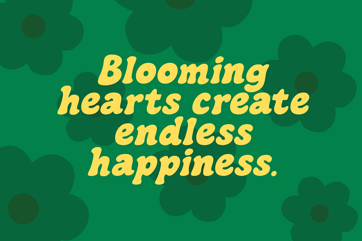 Somefun Retro Pop Display, a Sans Serif Font by Sloulyfe (Photo 5 of 10)