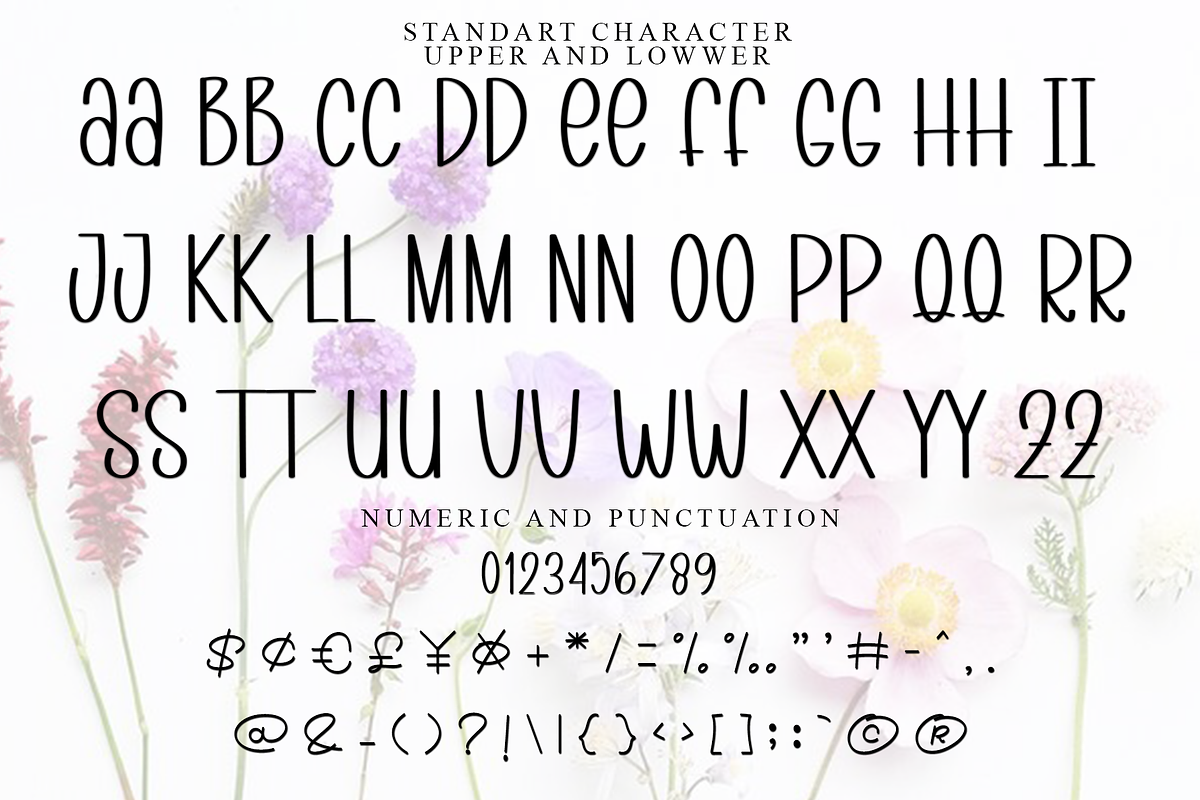 Sunshine Wildflower, a Sans Serif Font by FreshTypeINK (Photo 5 of 6)