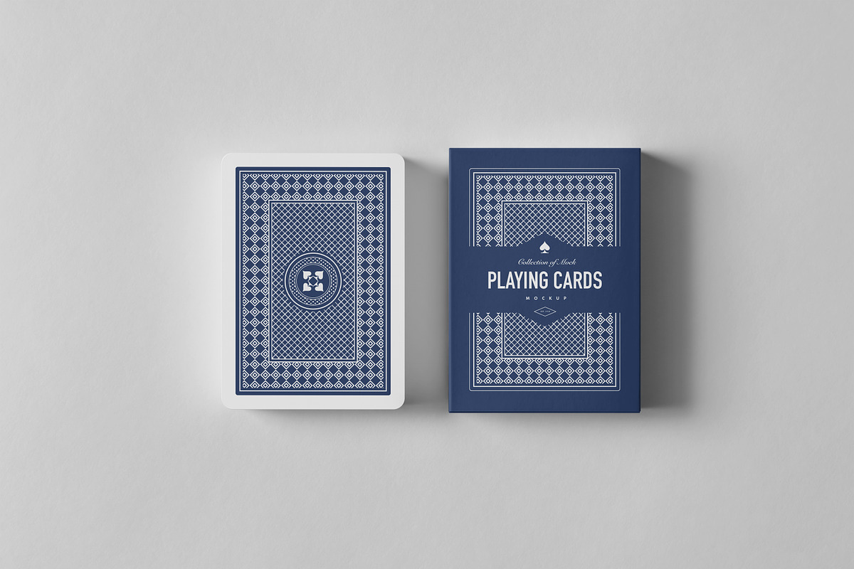 Playing Card Mock-up, a Merchandise Mockup by Yogurt86 (Photo 5 of 11)