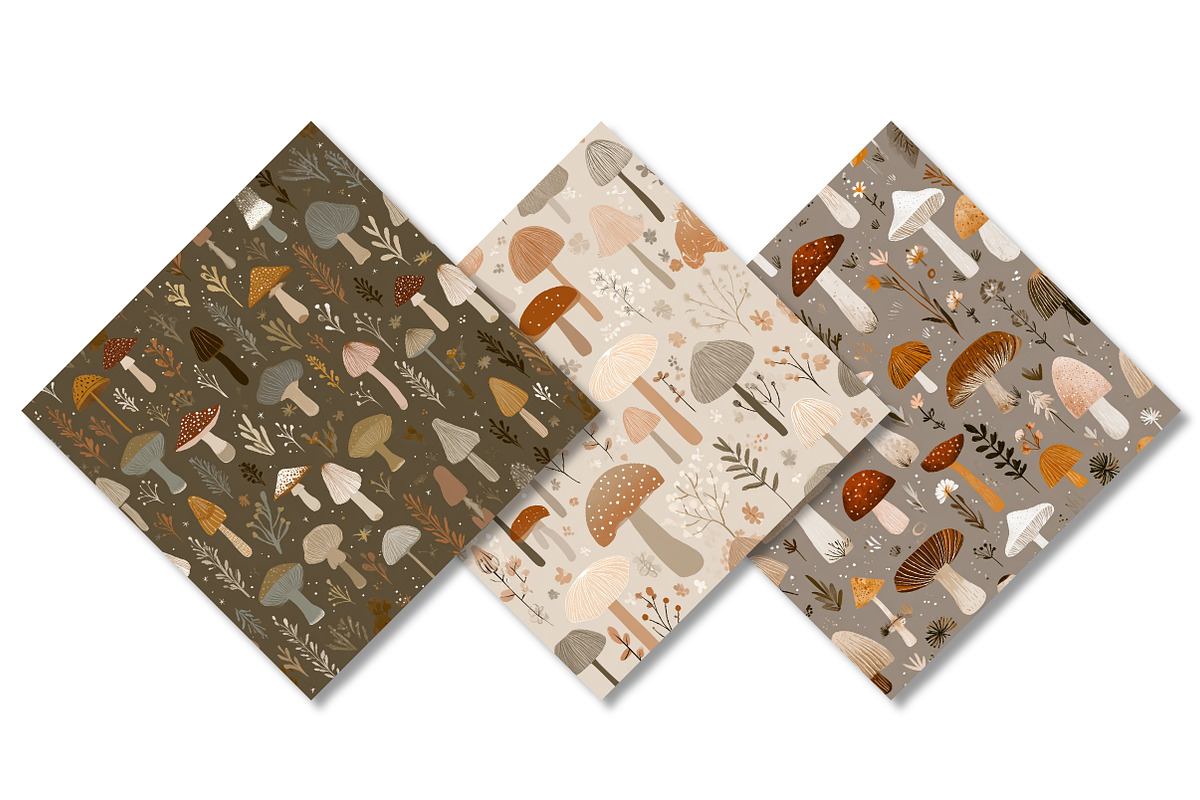 Cute Boho Seamless Patterns Bundle, a Pattern Graphic by Canvas Craft (Photo 6 of 6)