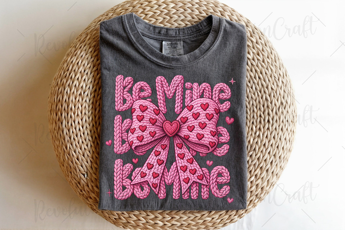 Faux Crochet Valentine Coquette Bow, an Illustration by OK Design (Photo 4 of 6)