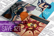Bundle Magazine 3 IN 1, a Magazine Template by temphall (Thumbnail 1 of 4)