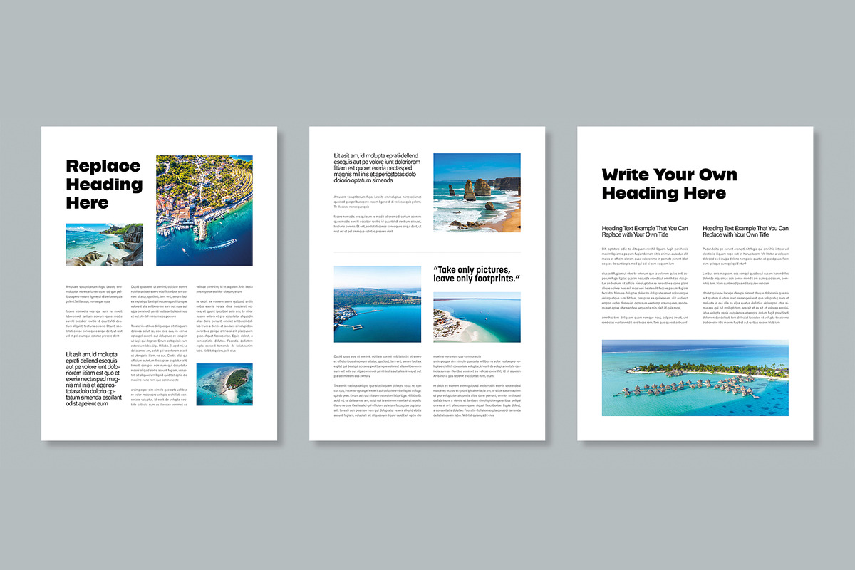 Travel Ebook Magazine Template preview 6