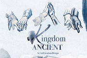 Hand Painted Ancient Kingdom Clipart, an Education Illustration by ArtCreationsDesign (Thumbnail 8 of 11)