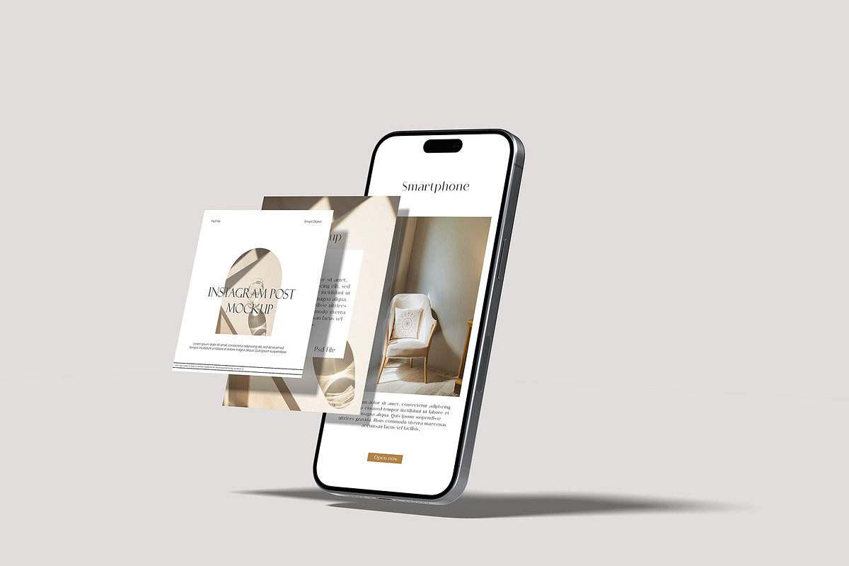 Instagram Stories Mockup, a Wearable Device Mockup by Graphicbars (Photo 10 of 16)