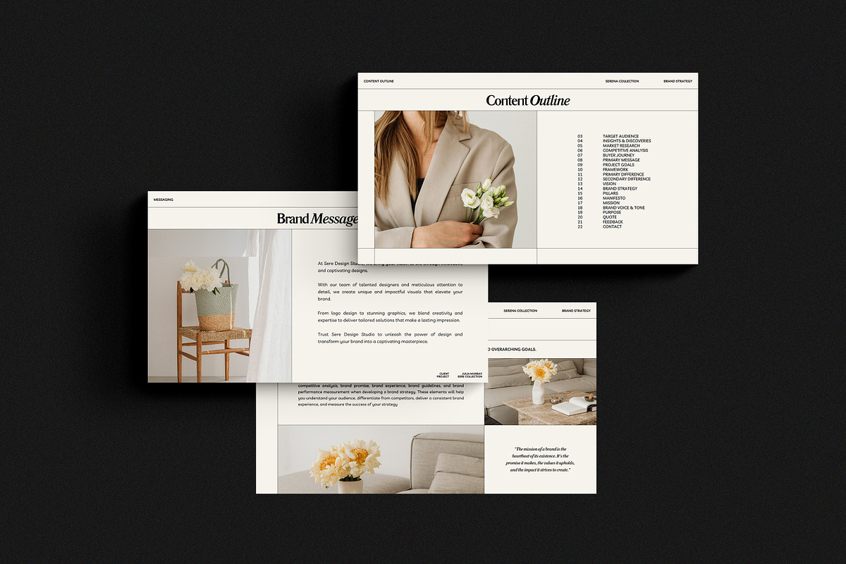 SERE / Brand Strategy, a Presentation Template by Wildnun Studio (Photo 5 of 17)