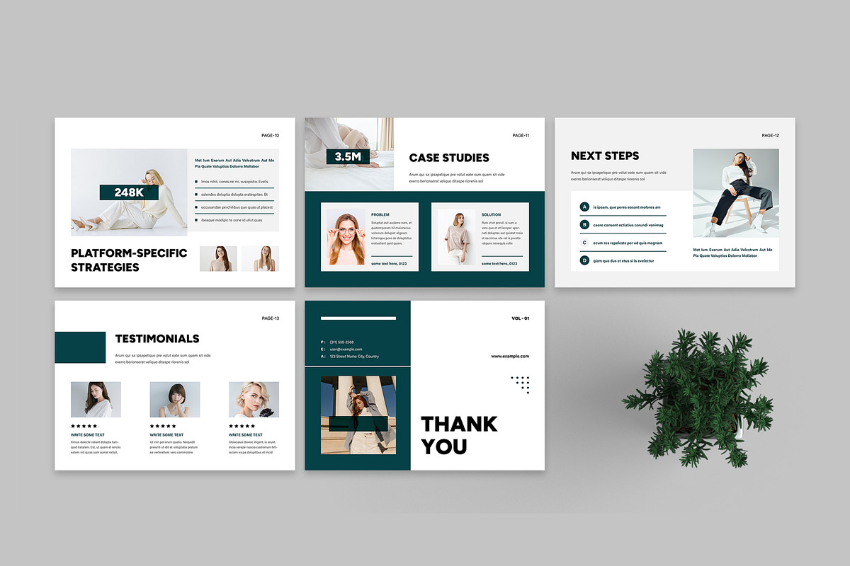 Social Media Kit Template, a Stationery Template by ContestDesign (Photo 3 of 3)