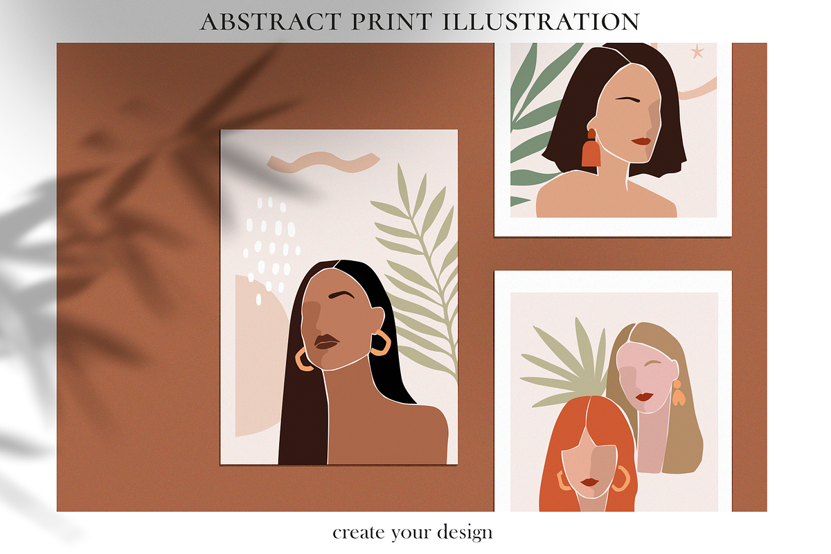 Abstract Woman Illustrations Prints, an Illustration by ms Julia Nova (Photo 8 of 9)