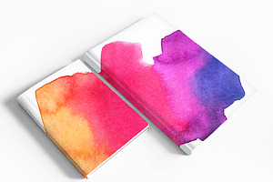 Watercolor Backgrounds And Splashes