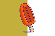 Orange Popsicle Cartoon, a Food Illustration by Artstorystudio (Thumbnail 2 of 3)
