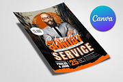 Grace Of God Sunday Church Flyer, a Flyer Template by Psd Templates (Thumbnail 3 of 3)