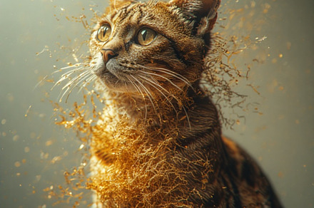 Cute funny Cat stock image, a Photo by ComfortQ