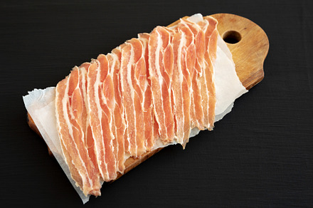 Raw Bacon Ready to Cook, a Food & Drink Photo by LiudmylaChuhunova