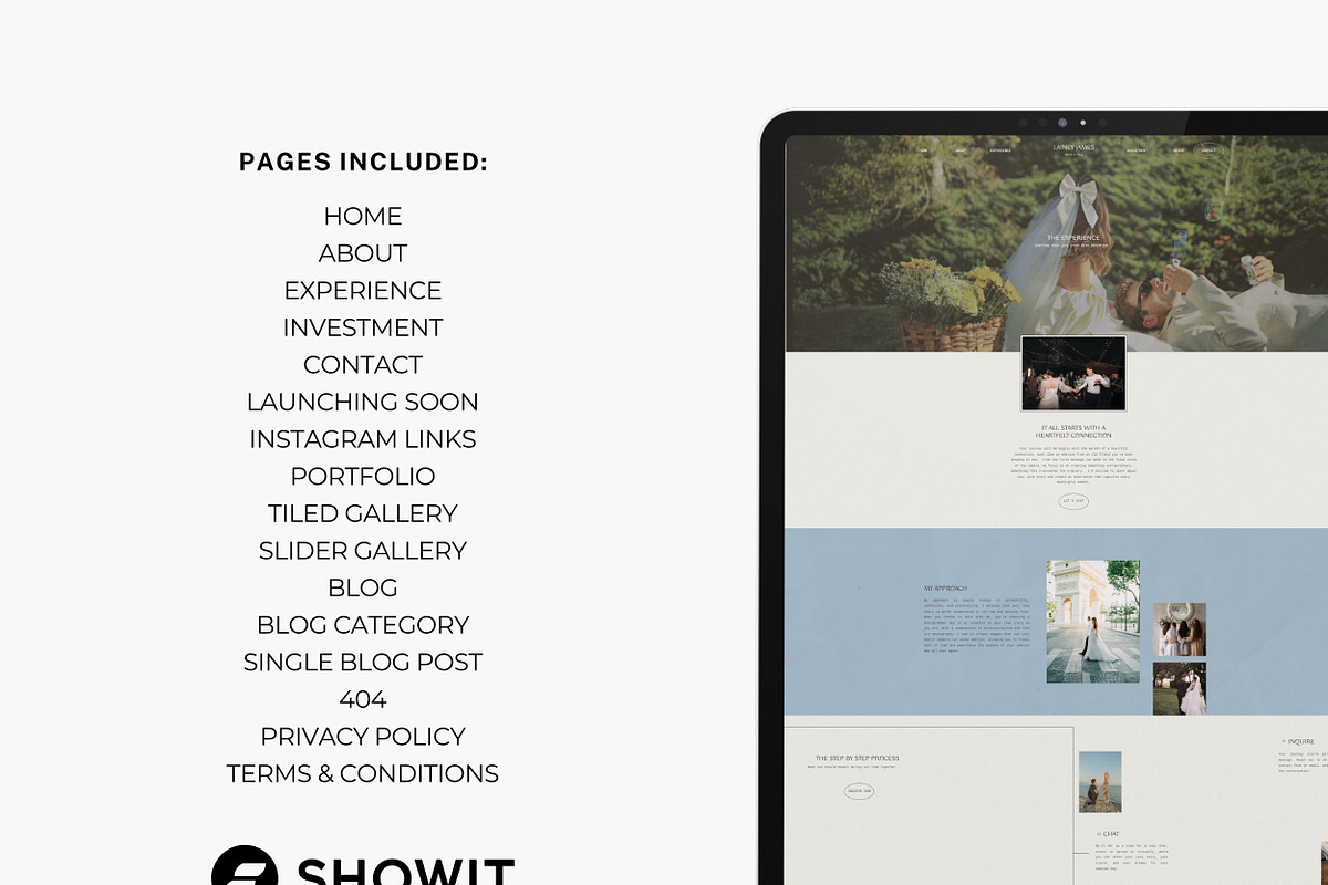 Showit Website Template | Lainey, a Websites & App Template by Hey Ambr Creative (Photo 4 of 6)