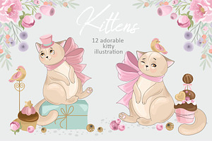 Kittens Stickers. Part 1