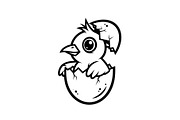 Cute Easter Chick Hatch Vector Bundl, an Illustration by jahid234 (Thumbnail 22 of 51)