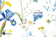 Fresh florals, Pattern print design, a Pattern Graphic by VOVU Studio (Thumbnail 3 of 10)