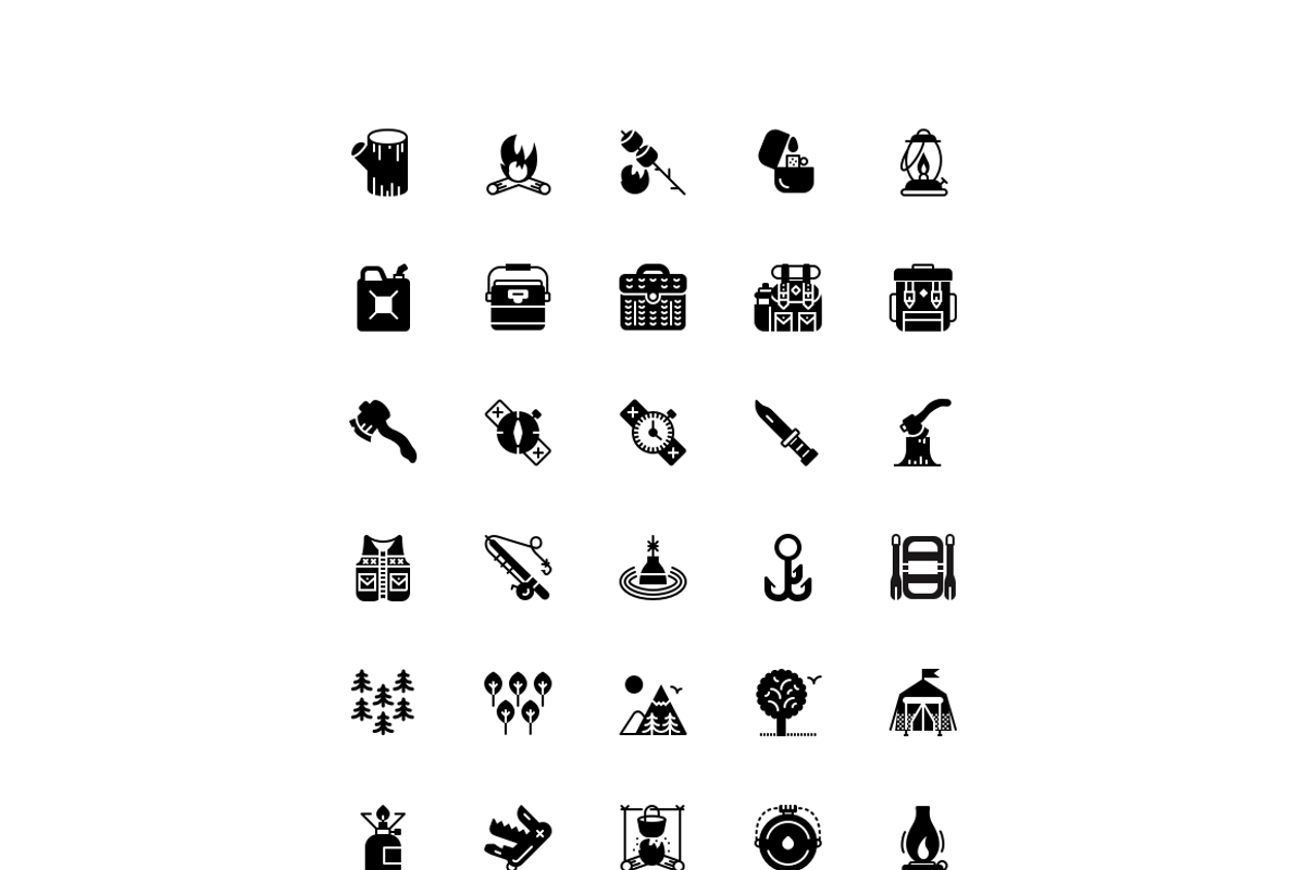 SMASHICONS - 200+ Outdoors Icons - preview 3
