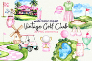 Vintage Golf Club – Pink Edition, an Object Graphic by Anna Design Studio (Thumbnail 1 of 8)