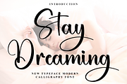Stay Dreaming, a Handwritten Font by InermediaSTUDIO (Thumbnail 1 of 8)