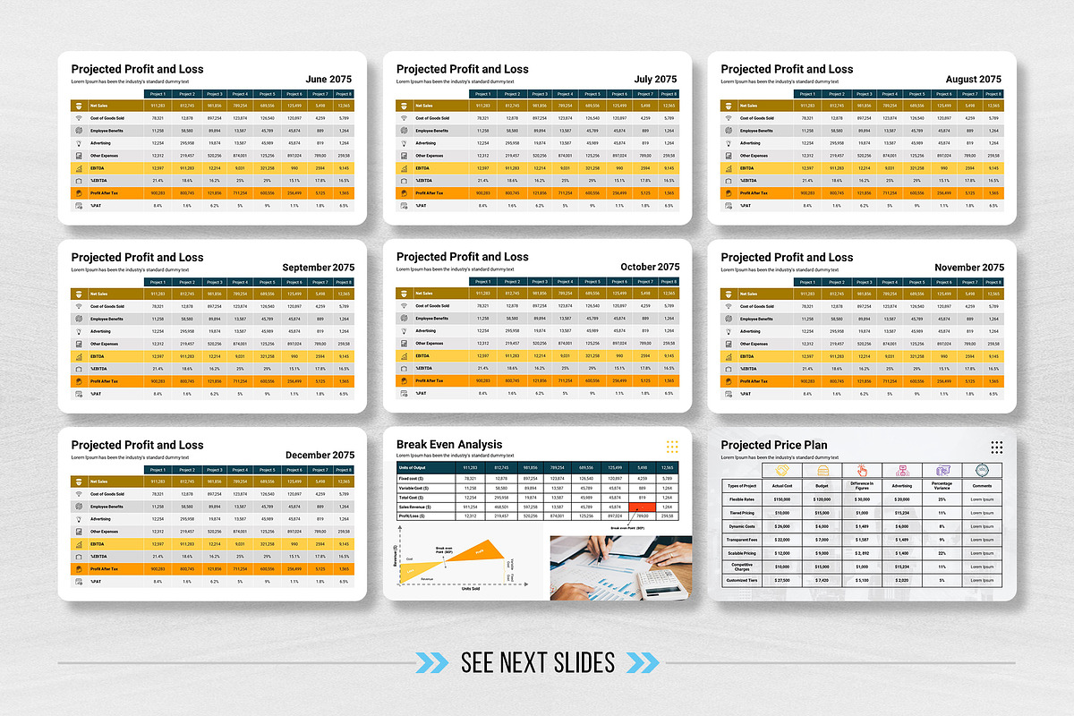 Investor Pitch Deck Keynote Template, a Presentation Template by White Graphic (Photo 8 of 11)