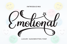 Emotional | Script Font