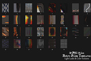 Retro Film Textures 30 Overlays PNG, a Texture Graphic by DreamoraArt (Thumbnail 5 of 16)