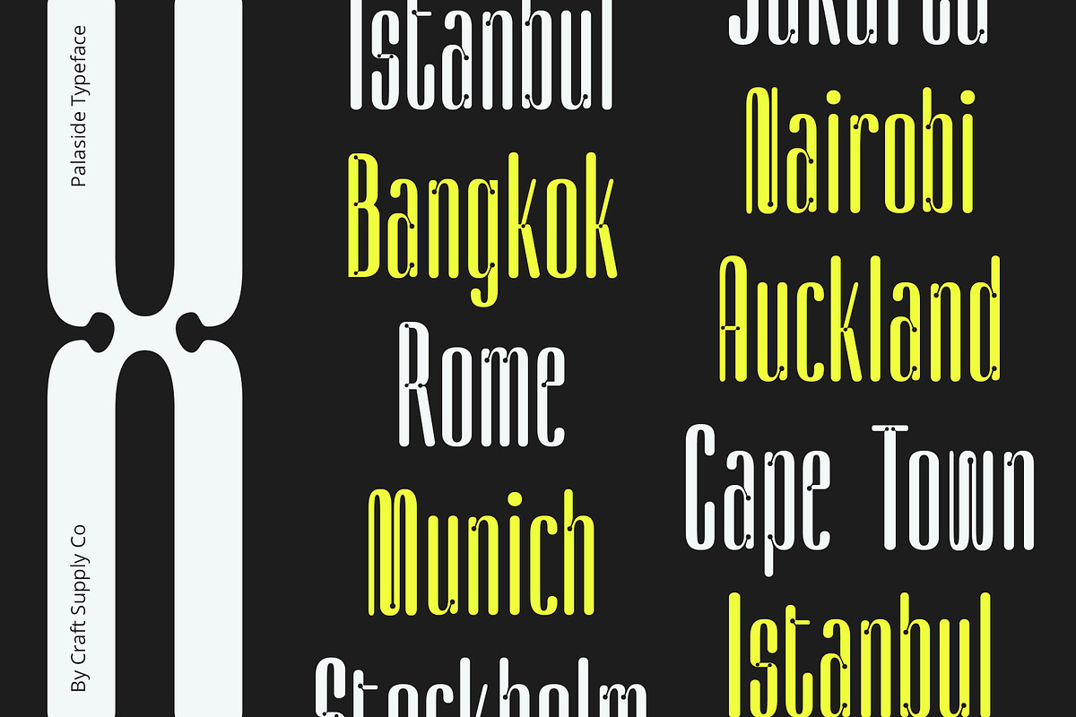 Palaside – Inktrap Font, a Sans Serif Font by Craft Supply Co. (Photo 4 of 8)